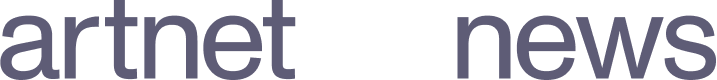 Artnet News logo: artnet and news in purple, sans-serif font