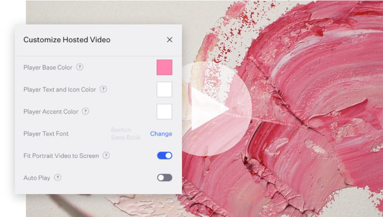 hosted video