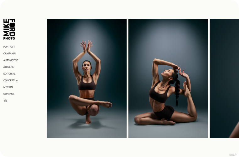 Three photos of a woman in athletic wear performing yoga poses against a gray background